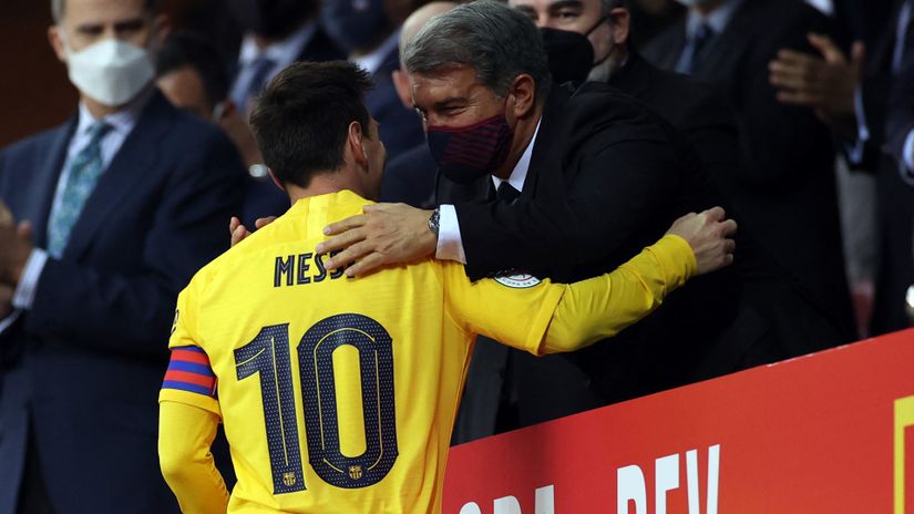 'We're not considering Messi's return'