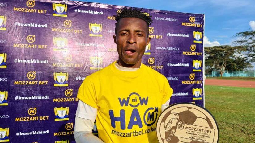 Yema named Kakamega Homeboyz March player of the month