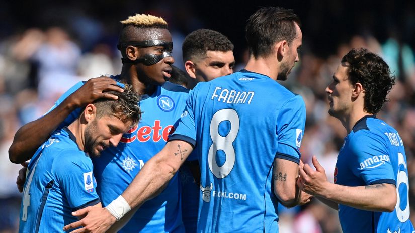 Too little, too late! Napoli thrash Sassuolo now that they've lost the Scudetto race