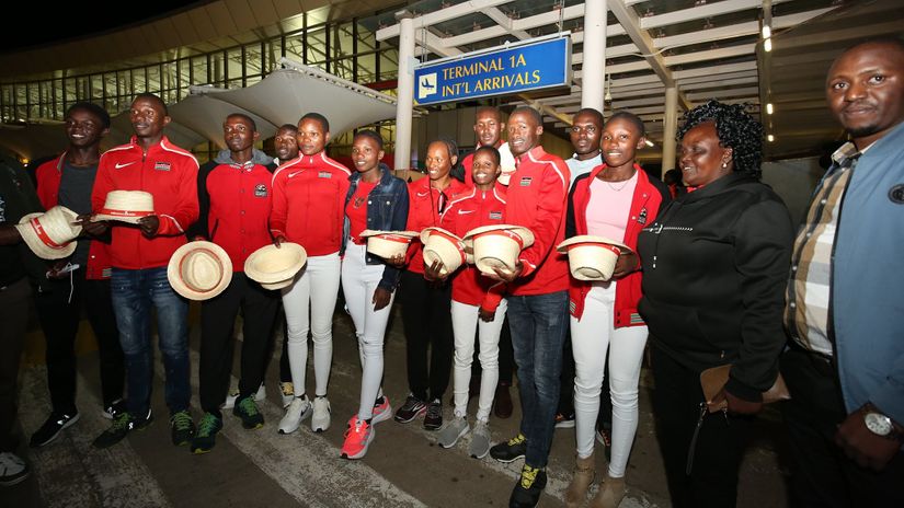 Bubbly sprinters jet back after specialized training in France