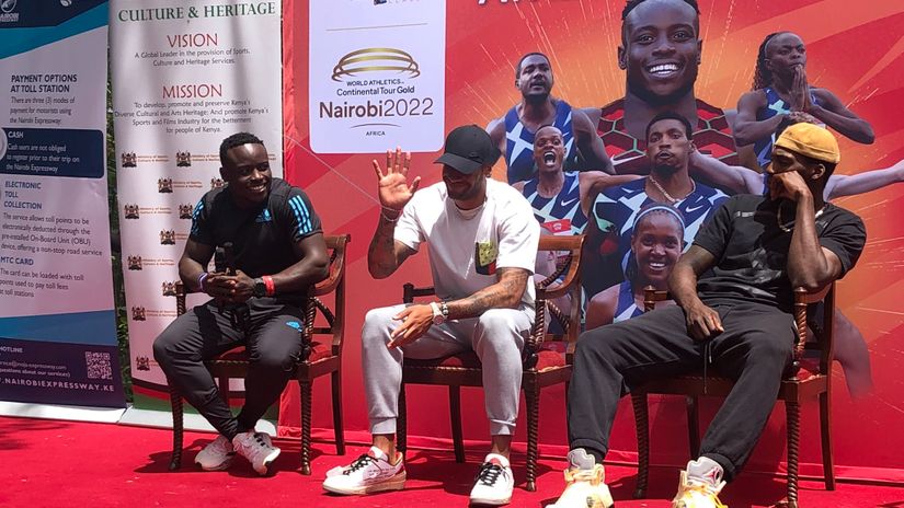 US sprinter Kerley slams the gauntlet at high flying homeboy Omanyala