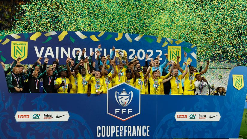 Nantes win Coupe de France trophy after over two decades