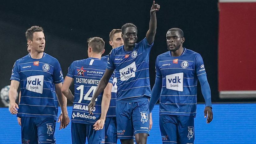 Okumu scores as Gent continue their lead in the Europa Conference League Playoffs