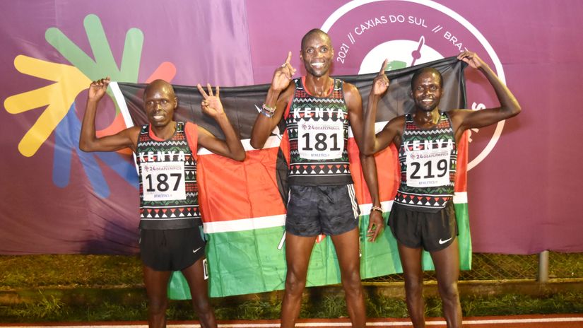 Deaflympics: Kibai leads Kenyan sweep in men's 10000m