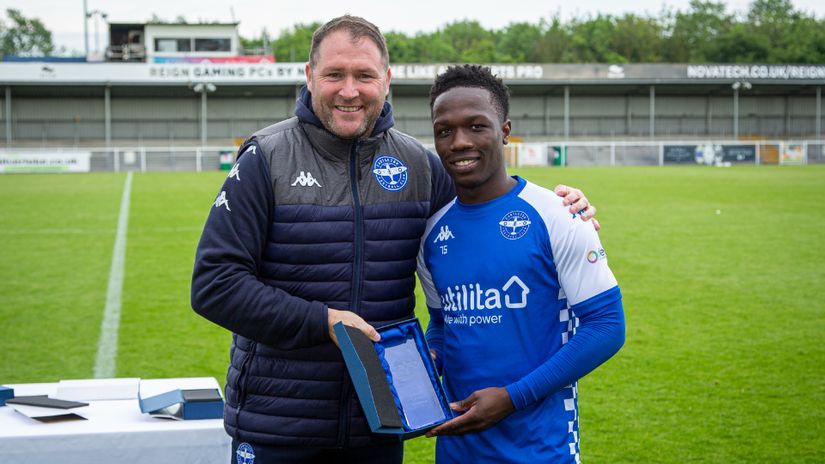 Budding Kenyan defender wins award in England